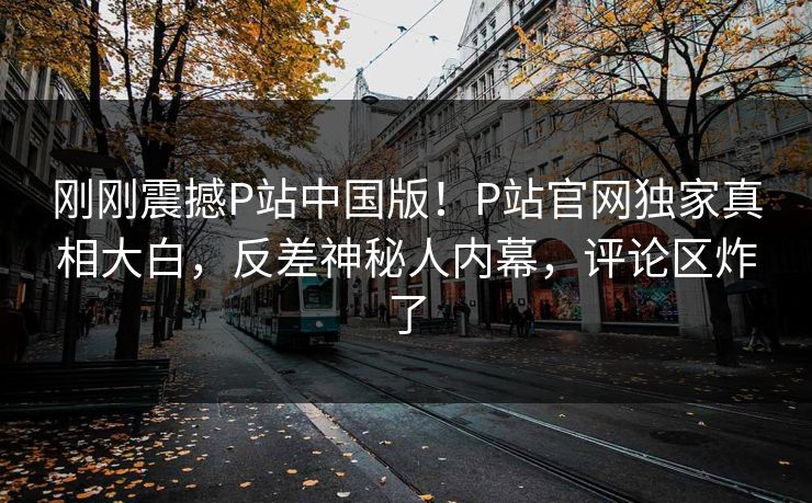 刚刚震撼P站中国版！P站官网独家真相大白，反差神秘人内幕，评论区炸了